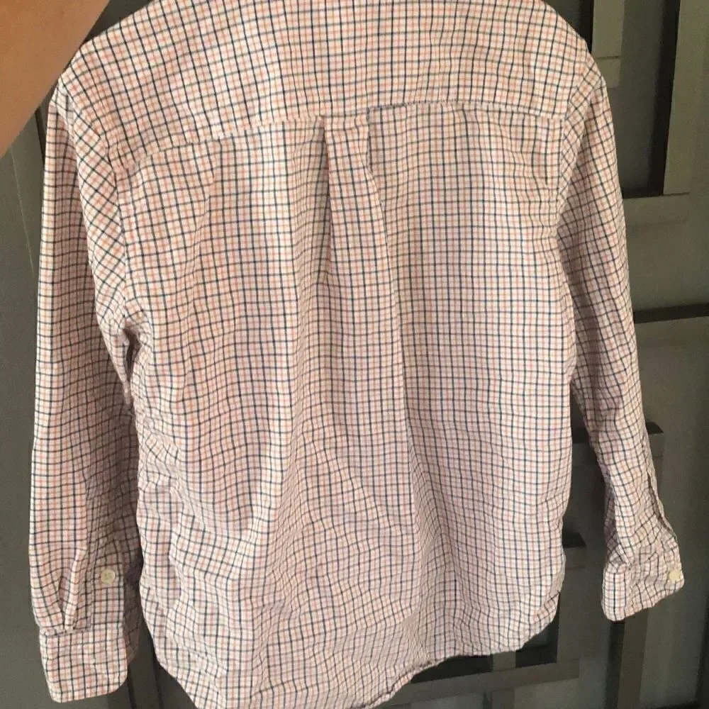 Ralph Lauren plaid checked button-down, Oxford, shirt, boys 6￼ long sleeve